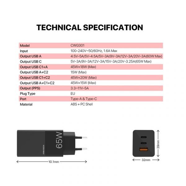 Charger Adapter Fantech CWG301