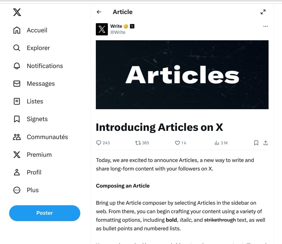 Here's everything you need to know about X's new "article" format.